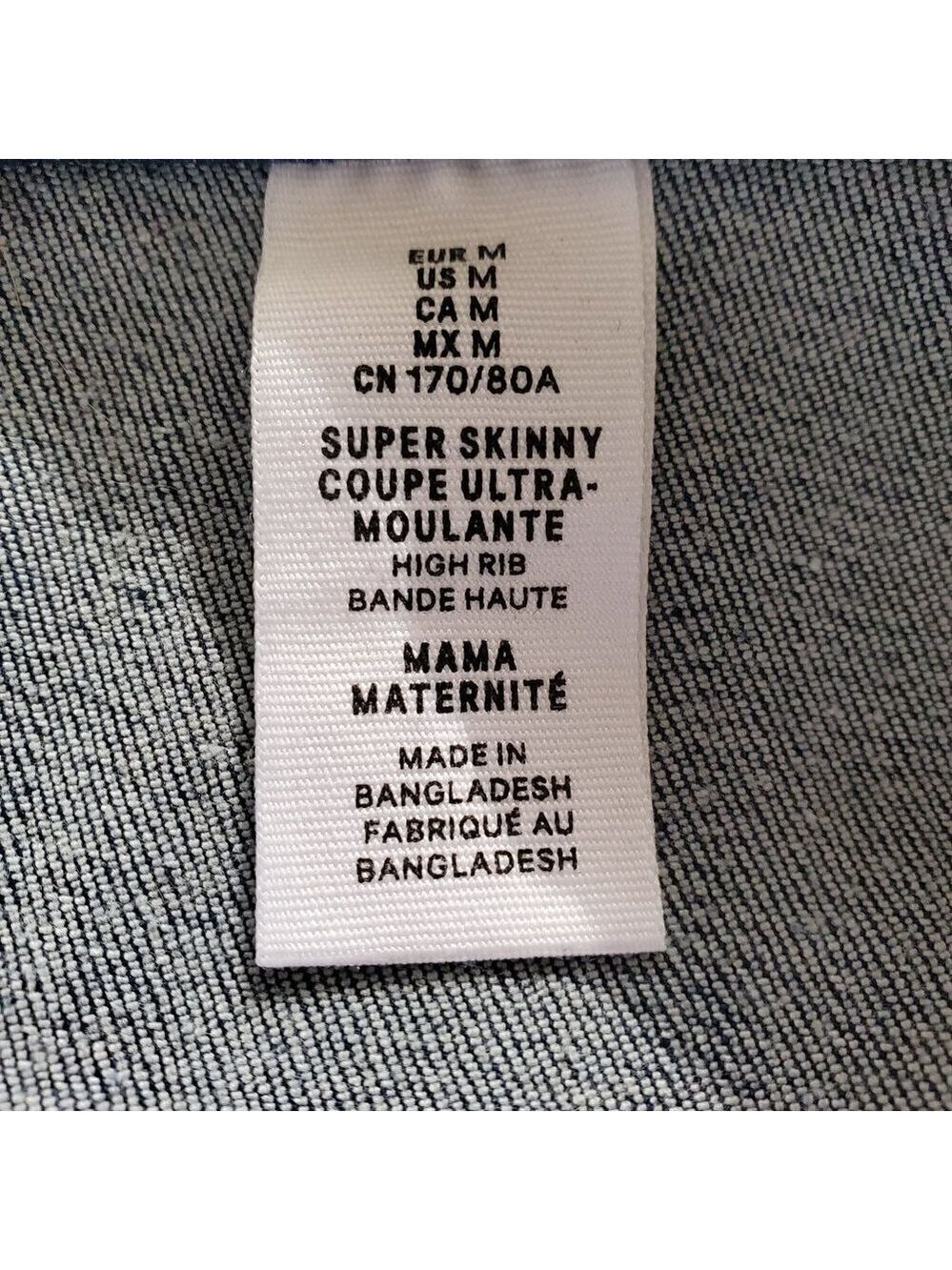Mama Maternite Dark Wash Skinny Jeans Medium - Picture 6 of 7